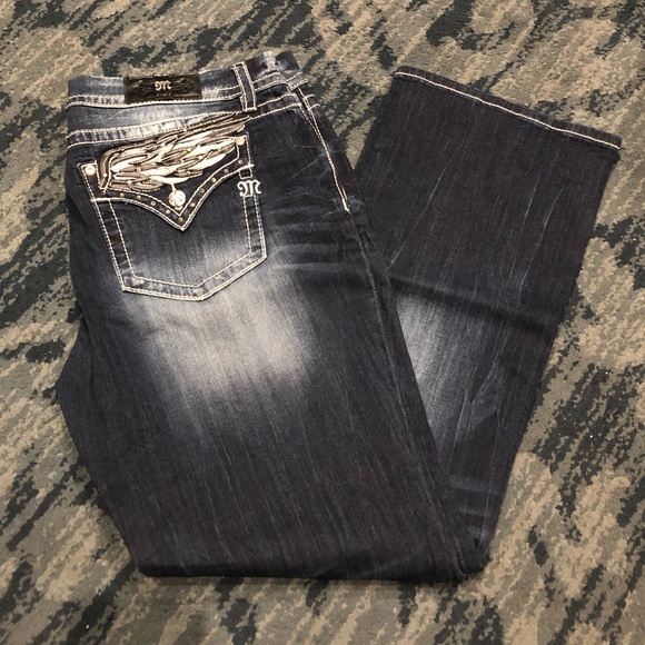 ‼️SOLD‼️ NWT Womens Miss Me Mid-Rise Easy Boot Jeans - Picture 2 of 14